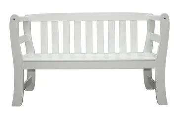 Rosenberg Utesoffa - Vit - Utemöbler & utemiljö - Utesoffa - Trädgårdsbänk & utebänk