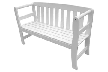 Rosenberg Utesoffa - Vit - Utemöbler & utemiljö - Utesoffa - Trädgårdsbänk & utebänk