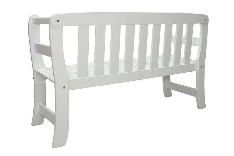 Rosenberg Utesoffa - Vit - Utemöbler & utemiljö - Utesoffa - Trädgårdsbänk & utebänk