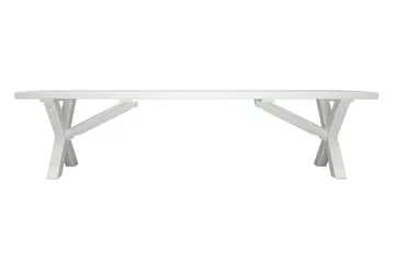 Scottsdale Bänk Utomhus 180 cm Vit - KWA - Utemöbler & utemiljö - Utesoffa - Trädgårdsbänk & utebänk