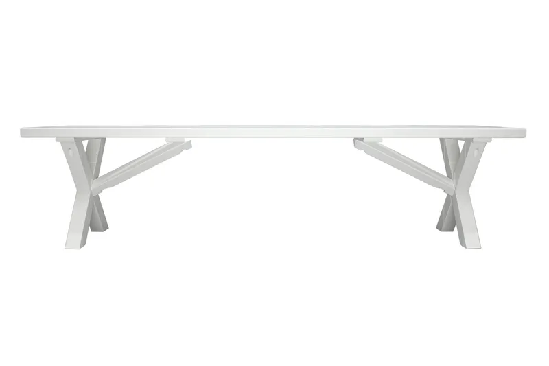 Scottsdale Bänk Utomhus 180 cm Vit - KWA - Utemöbler & utemiljö - Utesoffa - Trädgårdsbänk & utebänk