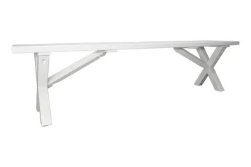 Scottsdale Bänk Utomhus 180 cm Vit - KWA - Utemöbler & utemiljö - Utesoffa - Trädgårdsbänk & utebänk