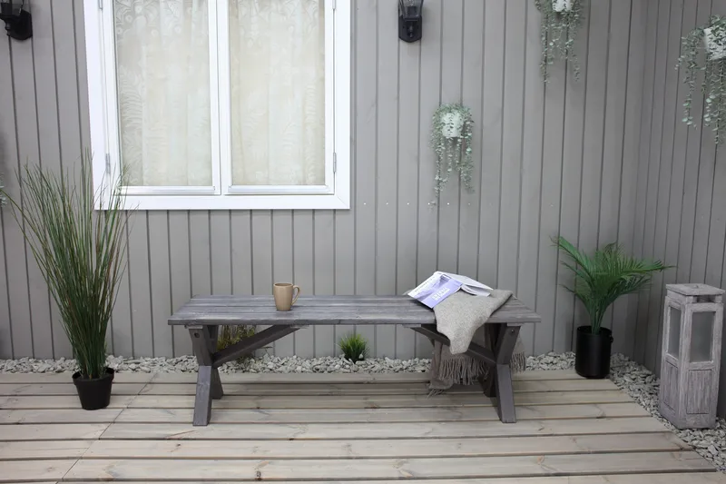 Scottsdale Sittbänk Utomhus 140 cm Shabby Chic - Utemöbler & utemiljö - Utesoffa - Trädgårdsbänk & utebänk