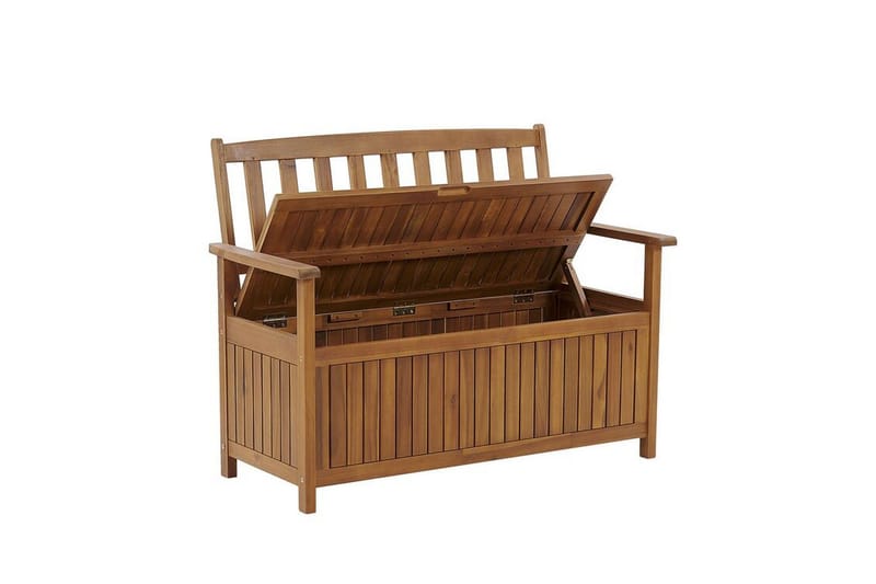 Trädgårdsbänk 120 cm akaciaträ terrakotta SOVANA - Trä/natur - Utemöbler & utemiljö - Utesoffa - Trädgårdsbänk & utebänk