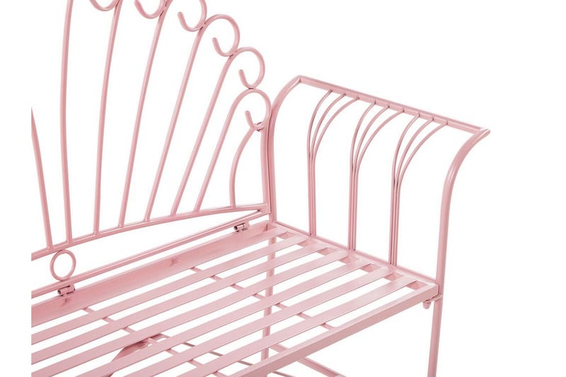 Trädgårdsbänk Hillsgu - Rosa - Utemöbler & utemiljö - Utesoffa - Trädgårdsbänk & utebänk