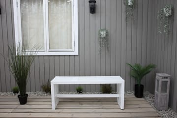 Ulrey Bänk Utomhus - Vit - Utemöbler & utemiljö - Utesoffa - Trädgårdsbänk & utebänk