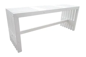 Ulrey Bänk Utomhus - Vit - Utemöbler & utemiljö - Utesoffa - Trädgårdsbänk & utebänk