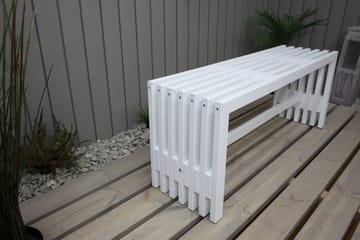 Ulrey Bänk Utomhus - Vit - Utemöbler & utemiljö - Utesoffa - Trädgårdsbänk & utebänk