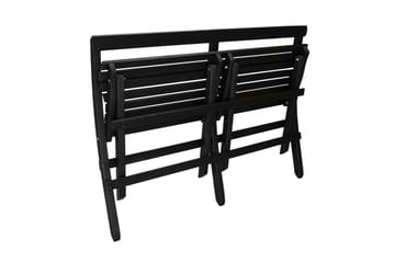 Utebänk Larios 130 cm - Svart - Utemöbler & utemiljö - Utesoffa - Trädgårdsbänk & utebänk