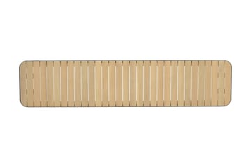 Utebänk Portals 182 cm - Svart/Trä - Utemöbler & utemiljö - Utesoffa - Trädgårdsbänk & utebänk