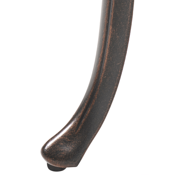 Trädgårdsbänk Piura 88 cm Aluminum - Brun - Utemöbler & utemiljö - Utesoffa - Trädgårdsbänk & utebänk