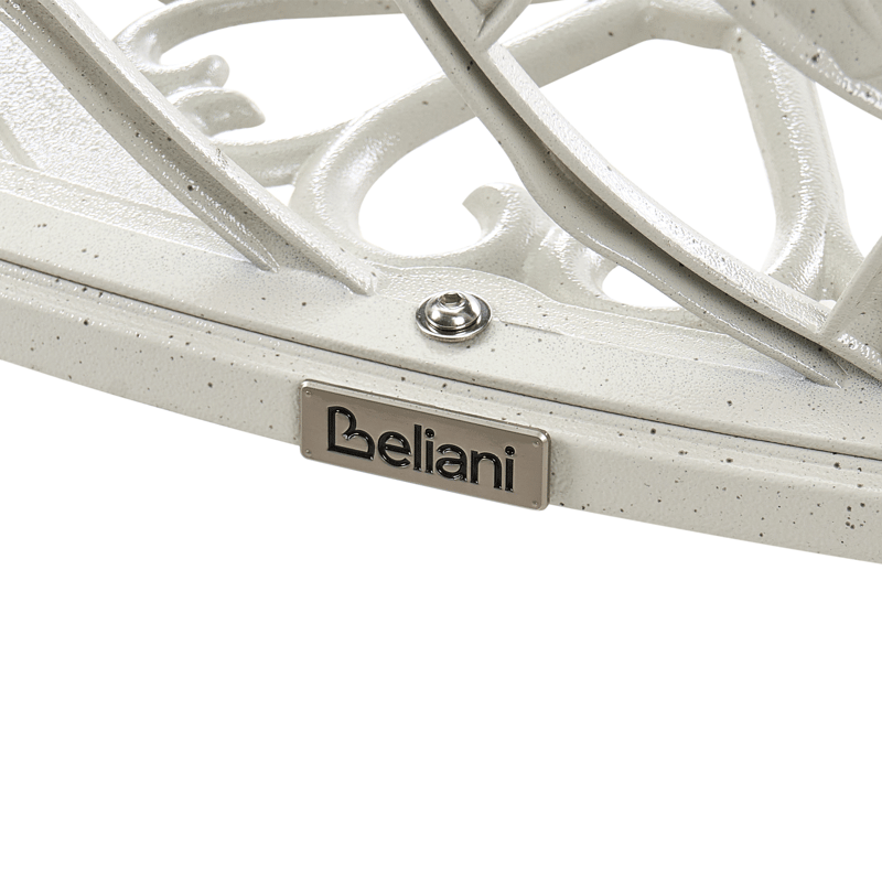 Trädgårdsbänk Piura 88 cm Aluminum - Vit - Utemöbler & utemiljö - Utesoffa - Trädgårdsbänk & utebänk