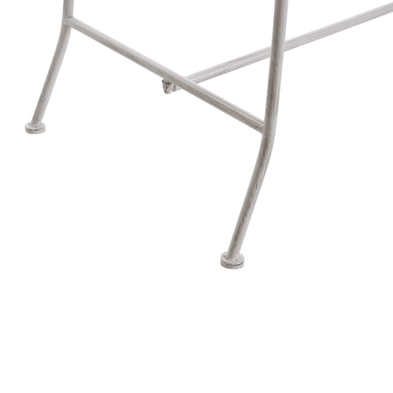 Trädgårdsbänk Pavia 146 cm Järn - Vit - Utemöbler & utemiljö - Utesoffa - Trädgårdsbänk & utebänk