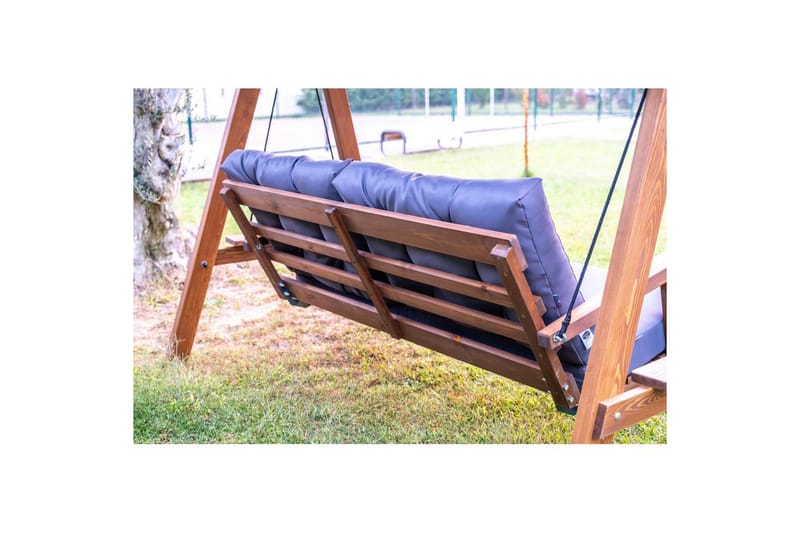 Trädgårdsdubbelgunga Taharoa Antracit - Antracit - Utemöbler & utemiljö - Utesoffa - Hängsoffa