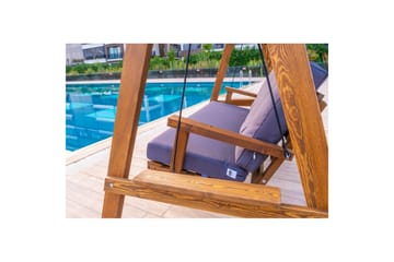 Trädgårdsdubbelgunga Taharoa Antracit - Antracit - Utemöbler & utemiljö - Utesoffa - Hängsoffa