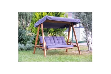 Trädgårdsdubbelgunga Taharoa Antracit - Antracit - Utemöbler & utemiljö - Utesoffa - Hängsoffa