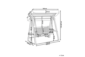 Trädgårdsgunga Caviola - Utemöbler & utemiljö - Utesoffa - Hängsoffa