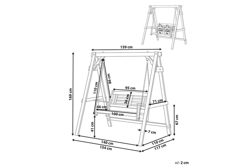 Trädgårdsgunga Nerito - Utemöbler & utemiljö - Utesoffa - Hammock