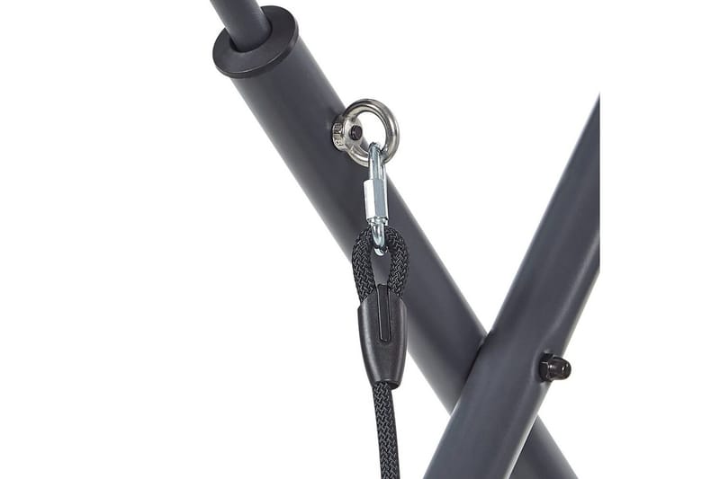 Trädgårdsgunga Solagna - Ljusgrå, 114x117x182 cm - Utemöbler & utemiljö - Utesoffa - Hängsoffa