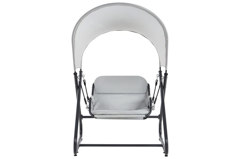 Trädgårdsgunga Solagna - Ljusgrå, 114x117x182 cm - Utemöbler & utemiljö - Utesoffa - Hängsoffa