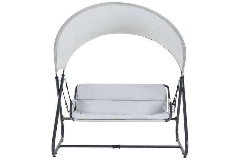 Trädgårdsgunga Solagna - Ljusgrå, 168x113x187 cm - Utemöbler & utemiljö - Utesoffa - Hängsoffa