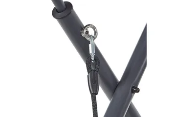 Trädgårdsgunga Solagna - Ljusgrå, 168x113x187 cm - Utemöbler & utemiljö - Utesoffa - Hängsoffa