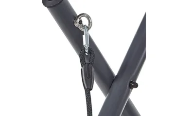 Trädgårdsgunga Solagna - Mörkgrå, 114x117x182 cm - Utemöbler & utemiljö - Utesoffa - Hängsoffa