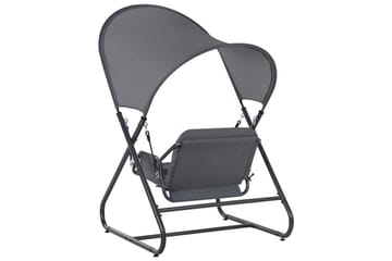 Trädgårdsgunga Solagna - Mörkgrå, 114x117x182 cm - Utemöbler & utemiljö - Utesoffa - Hängsoffa