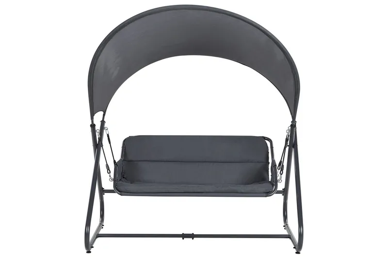 Trädgårdsgunga Solagna - Mörkgrå, 168x113x187 cm - Utemöbler & utemiljö - Utesoffa - Hängsoffa