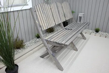 Delpino Utesoffa - Grå - Utemöbler & utemiljö - Utesoffa - Trädgårdssoffa