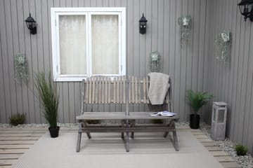 Delpino Utesoffa - Grå - Utemöbler & utemiljö - Utesoffa - Trädgårdssoffa