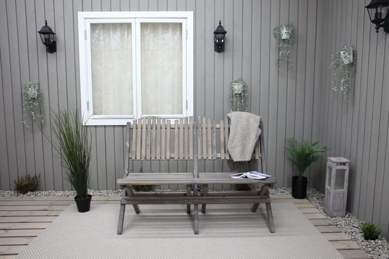 Delpino Utesoffa - Grå - Utemöbler & utemiljö - Utesoffa - Trädgårdssoffa