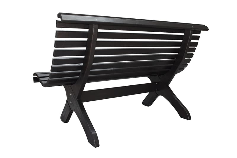 Norvald Bänk Utomhus - Kaffesvart - Utemöbler & utemiljö - Utesoffa - Trädgårdssoffa