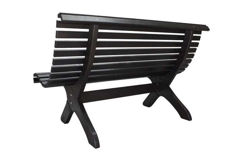 Norvald Bänk Utomhus - Kaffesvart - Utemöbler & utemiljö - Utesoffa - Trädgårdssoffa