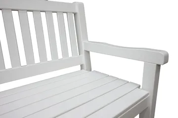 Rimforsa Trädgårdssoffa - Vitlaserad Furu - Utemöbler & utemiljö - Utesoffa - Trädgårdssoffa