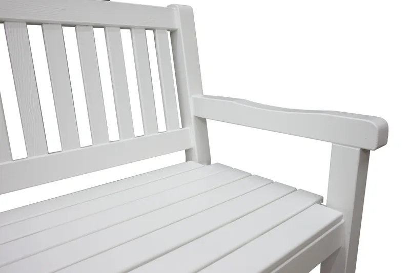 Rimforsa Trädgårdssoffa - Vitlaserad Furu - Utemöbler & utemiljö - Utesoffa - Trädgårdssoffa