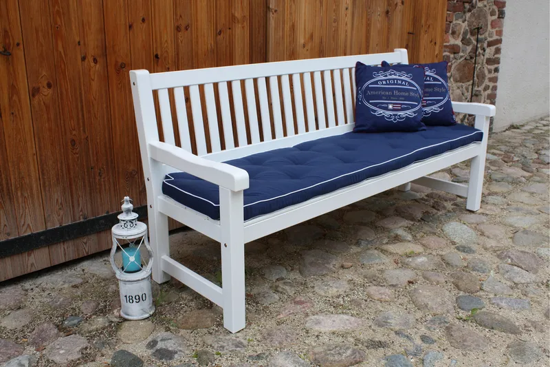 Rimforsa Trädgårdssoffa - Vitlaserad Furu - Utemöbler & utemiljö - Utesoffa - Trädgårdssoffa