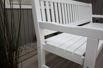 Rimforsa Trädgårdssoffa - Vitlaserad Furu - Utemöbler & utemiljö - Utesoffa - Trädgårdssoffa