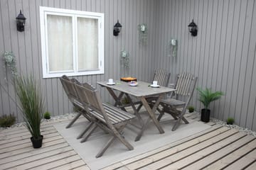 Utesoffa Delpino - Grå - Utemöbler & utemiljö - Utesoffa - Trädgårdssoffa