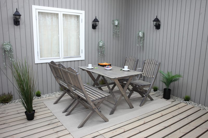 Utesoffa Delpino - Grå - Utemöbler & utemiljö - Utesoffa - Trädgårdssoffa