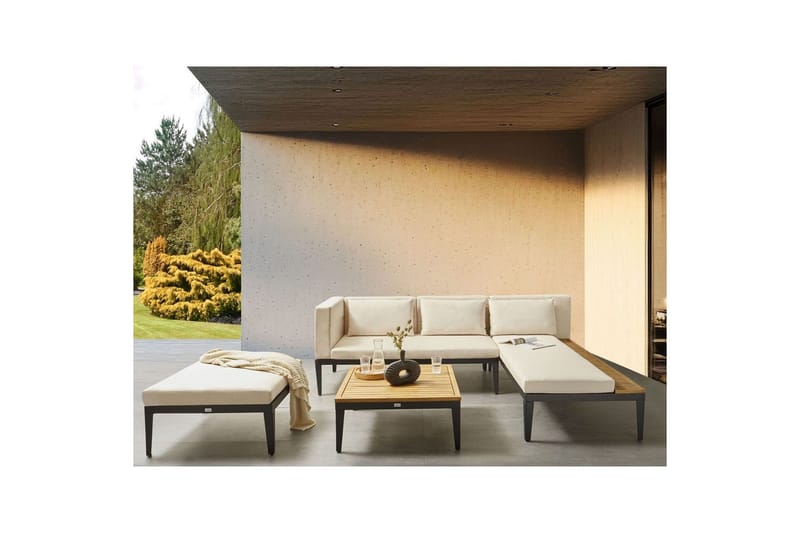 Trädgårdssoffgrupp med bord 3-sits Bracciano - Utemöbler & utemiljö - Loungemöbler - Loungeset & loungegrupp