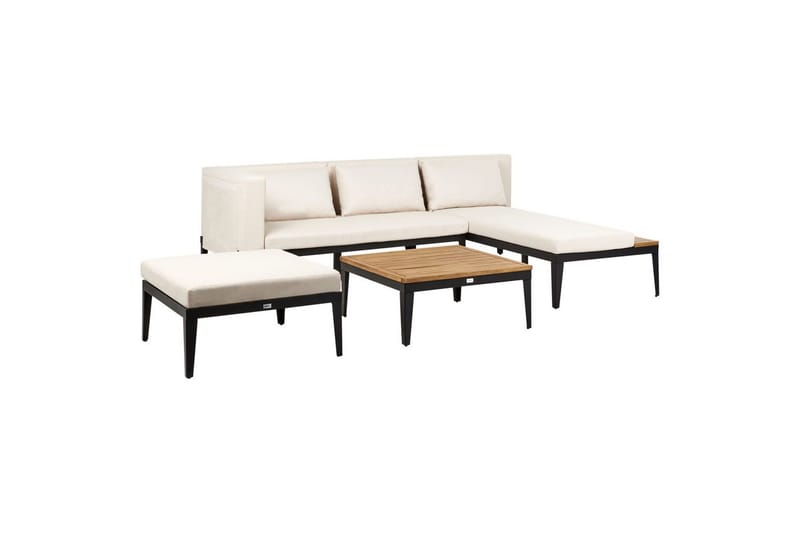 Trädgårdssoffgrupp med bord 3-sits Bracciano - Utemöbler & utemiljö - Loungemöbler - Loungeset & loungegrupp