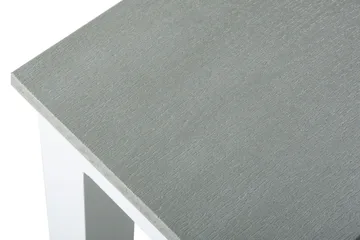 Tunis Rektangulärt Matbord utomhus 140x90 cm i plast och metall - Grå/Vit - Utemöbler & utemiljö - Utebord & trädgårdsbord - Matbord utomhus