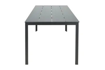 Tunis Stort Rektangulärt Matbord utomhus 205x90 cm i metall och plast - Svart - Utemöbler & utemiljö - Utebord & trädgårdsbord - Matbord utomhus