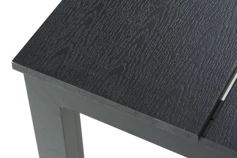 Tunis Stort Rektangulärt Matbord utomhus 205x90 cm i metall och plast - Svart - Utemöbler & utemiljö - Utebord & trädgårdsbord - Matbord utomhus