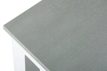 Tunis Stort Rektangulärt Matbord utomhus 205x90 cm i metall och plast - Vit/Grå - Utemöbler & utemiljö - Utebord & trädgårdsbord - Matbord utomhus