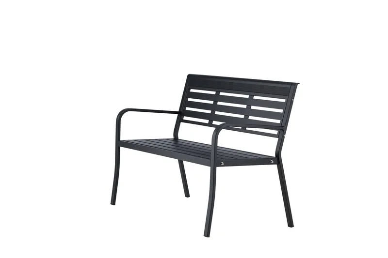 Elvas Utebänk - Svart - Utemöbler & utemiljö - Utesoffa - Trädgårdsbänk & utebänk