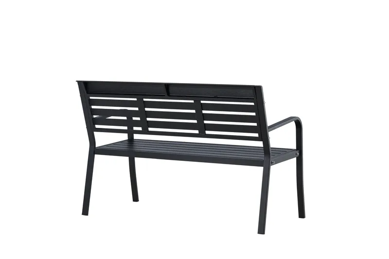 Elvas Utebänk - Svart - Utemöbler & utemiljö - Utesoffa - Trädgårdsbänk & utebänk