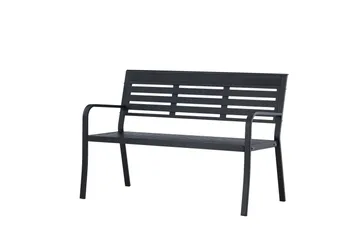 Elvas Utebänk - Svart - Utemöbler & utemiljö - Utesoffa - Trädgårdsbänk & utebänk