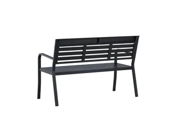 Elvas Utebänk - Svart - Utemöbler & utemiljö - Utesoffa - Trädgårdsbänk & utebänk